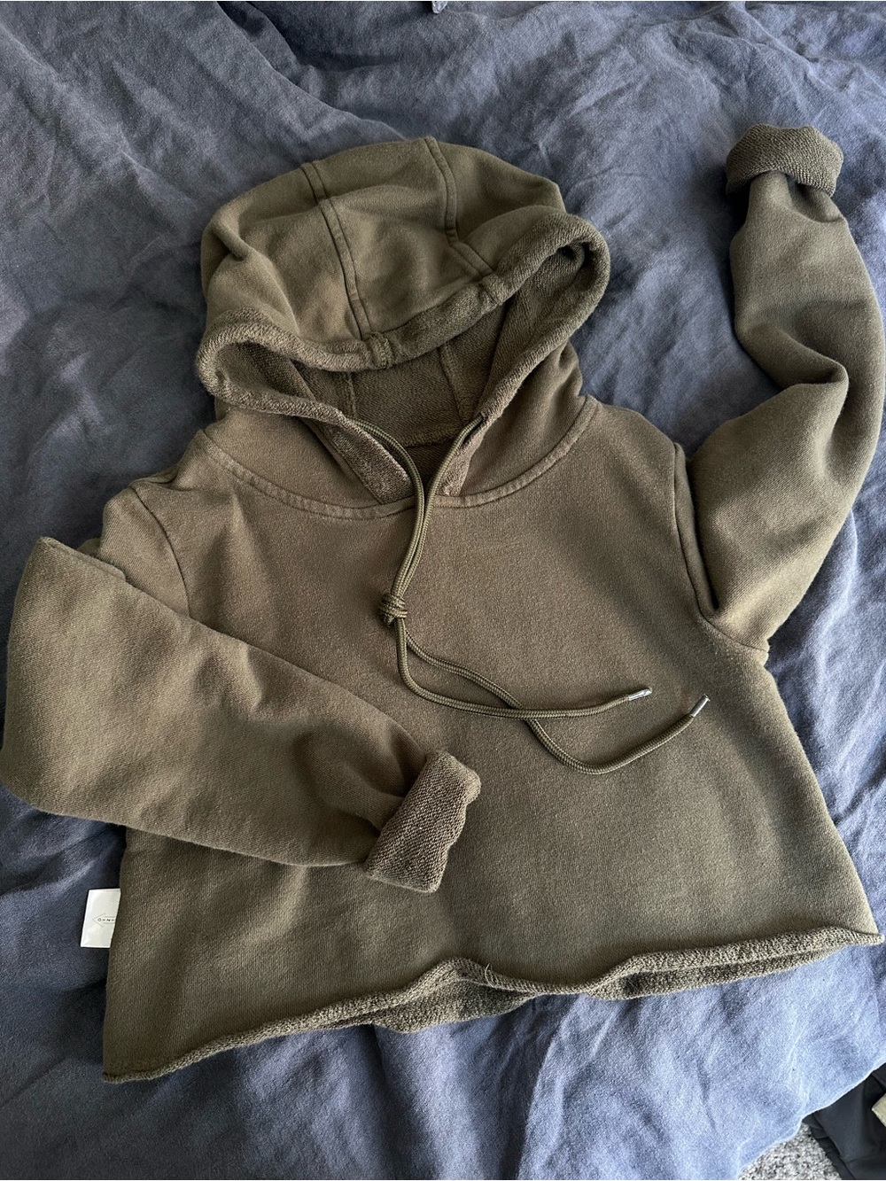 Danielle Guizio Kids Olive Hooded Pullover
